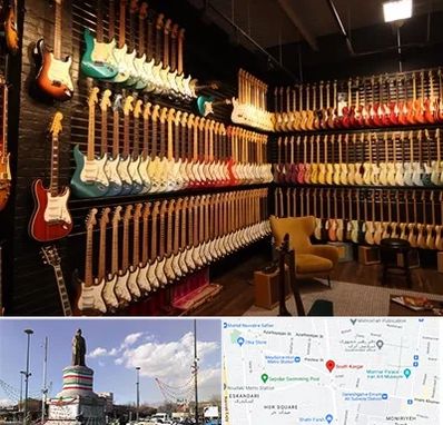 فروش گیتار در کارگر جنوبی 