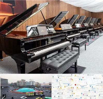 فروش پیانو در میدان انقلاب 