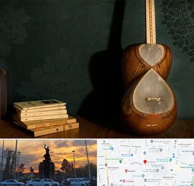 فروش ساز تار در میدان حر 