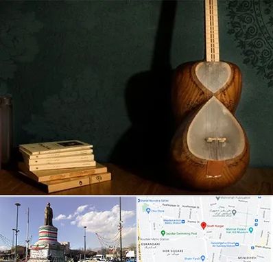 فروش ساز تار در کارگر جنوبی 