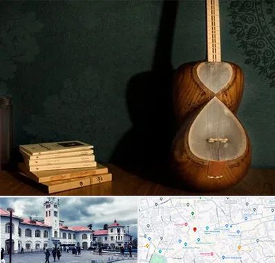 فروش ساز تار در میدان شهرداری رشت 