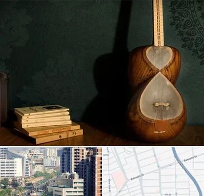 فروش ساز تار در خیابان بهشتی