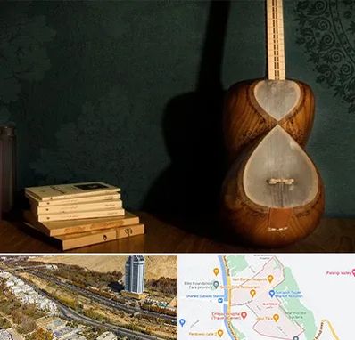 فروش ساز تار در خیابان نیایش شیراز