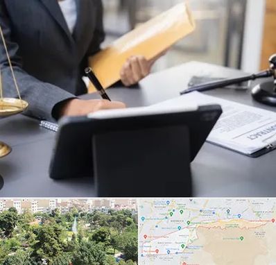 وکیل خانم در منطقه 13 تهران 