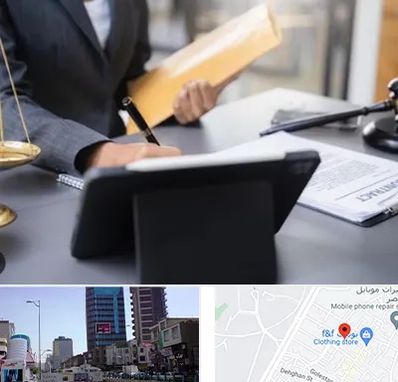 وکیل خانم در چهارراه طالقانی کرج