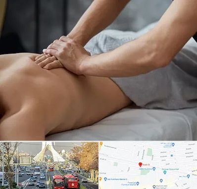 مرکز ماساژ درمانی در خیابان آزادی
