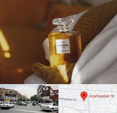 عطر فروشی در خیابان آذربایجان