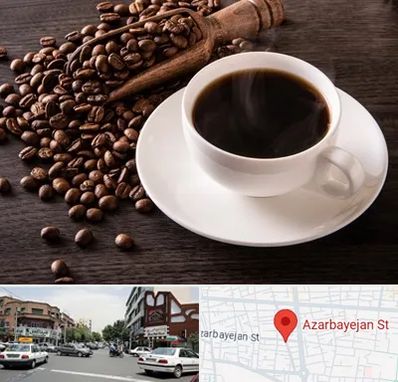 فروشگاه لوازم قهوه در خیابان آذربایجان