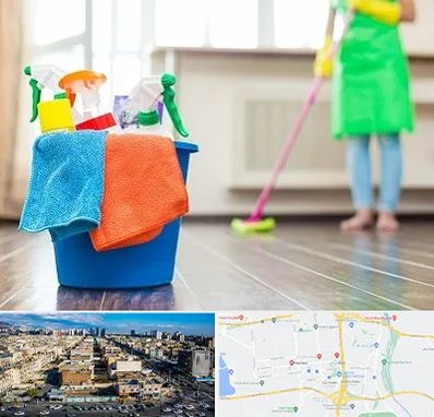 خدمات نظافت در شهرک راه آهن