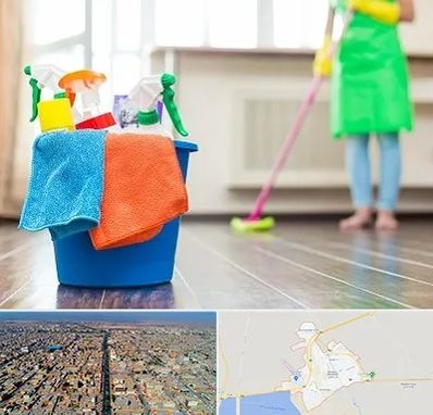 خدمات نظافت در بندر ماهشهر