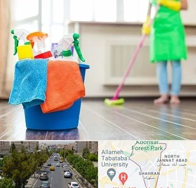 خدمات نظافت در شهران