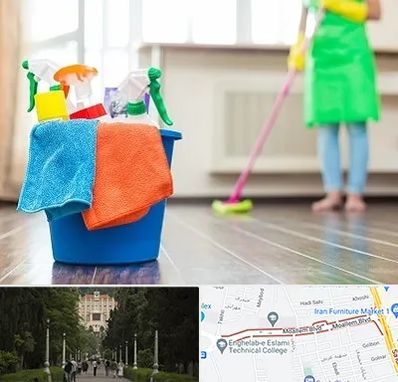 خدمات نظافت در بلوار معلم رشت