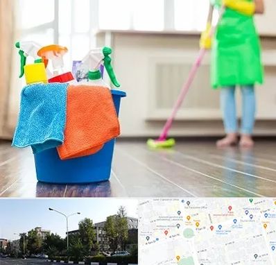 خدمات نظافت در میدان کاج