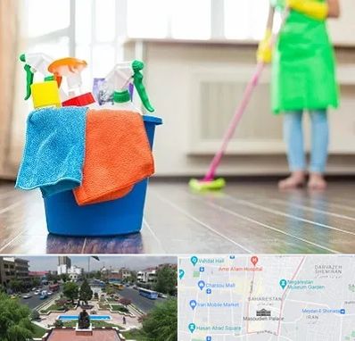 خدمات نظافت در بهارستان