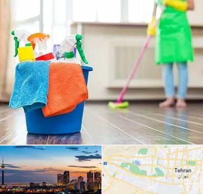 خدمات نظافت در غرب تهران