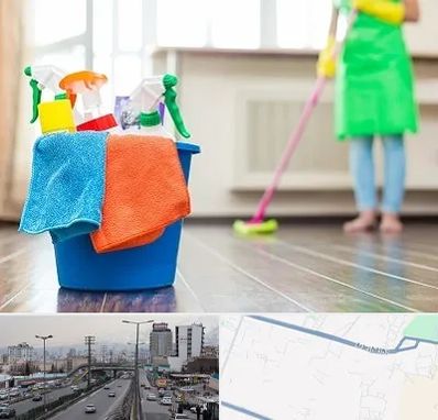 خدمات نظافت در بلوار ارتش