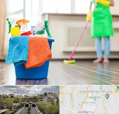 خدمات نظافت در یوسف آباد