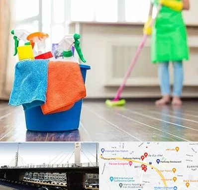 خدمات نظافت در پارک وی