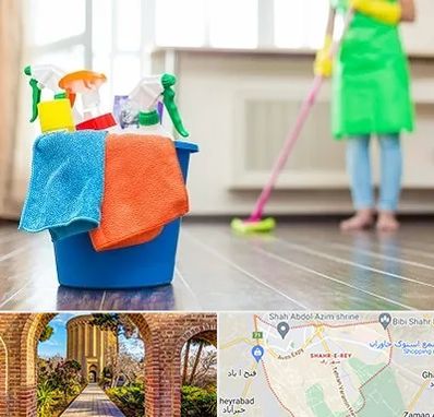 خدمات نظافت در شهر ری