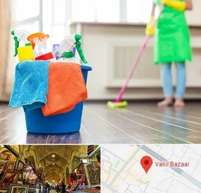 خدمات نظافت در بازار وکیل شیراز