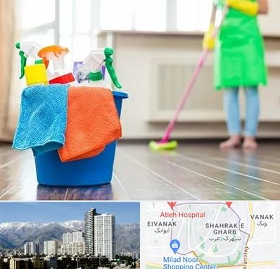 خدمات نظافت در شهرک غرب تهران