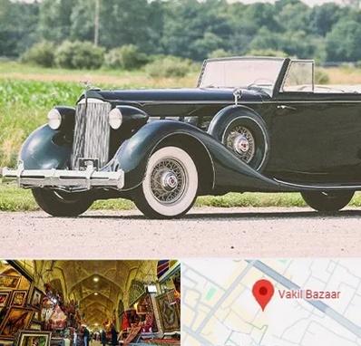 اجاره ماشین کلاسیک در بازار وکیل شیراز