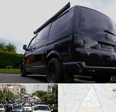 اجاره ون با راننده در سیدی مشهد
