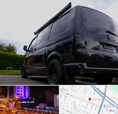 اجاره ون با راننده در آبرسان تبریز