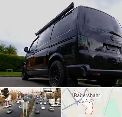 اجاره ون با راننده در باقرشهر