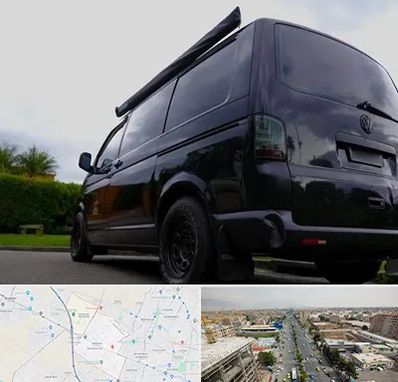 اجاره ون با راننده در حصارک کرج