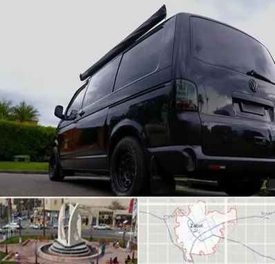 اجاره ون با راننده در زابل