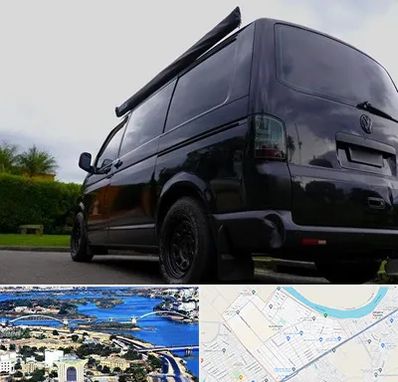 اجاره ون با راننده در کوروش اهواز 