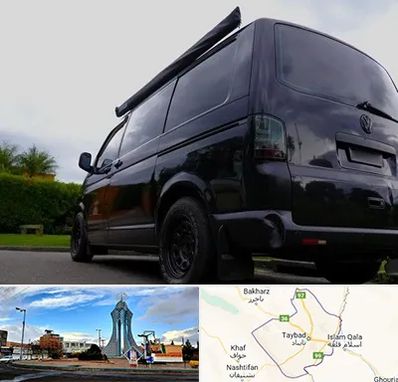 اجاره ون با راننده در تایباد