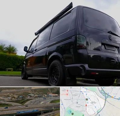 اجاره ون با راننده در یاغچیان تبریز