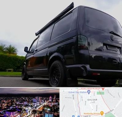 اجاره ون با راننده در گلسار رشت 