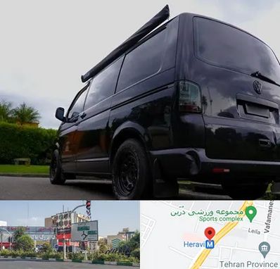 اجاره ون با راننده در هروی 