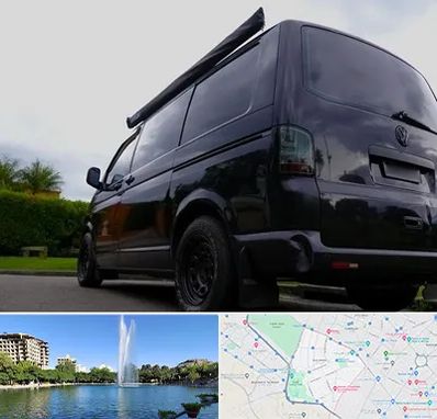 اجاره ون با راننده در کوهسنگی مشهد