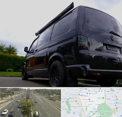 اجاره ون با راننده در منطقه 17 تهران 