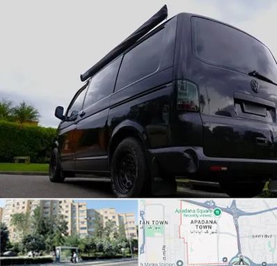 اجاره ون با راننده در آپادانا
