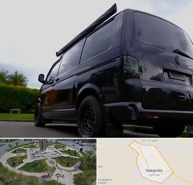 اجاره ون با راننده در ورامین