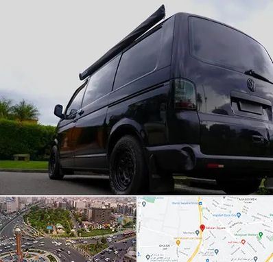 اجاره ون با راننده در سبلان 