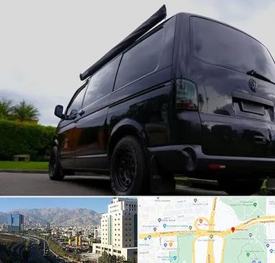 اجاره ون با راننده در حقانی 