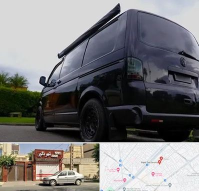 اجاره ون با راننده در باجک قم