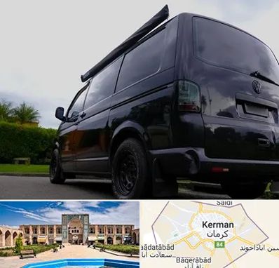 اجاره ون با راننده در کرمان