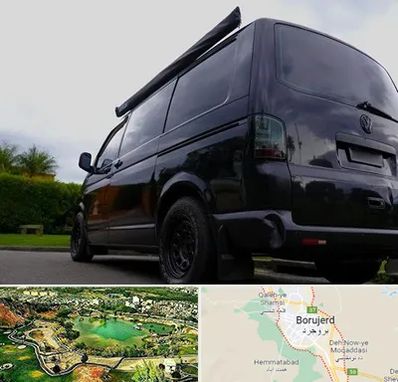 اجاره ون با راننده در بروجرد