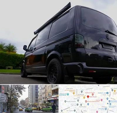 اجاره ون با راننده در فاطمی 