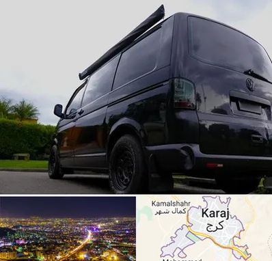 اجاره ون با راننده در کرج
