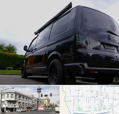 اجاره ون با راننده در 17شهریور