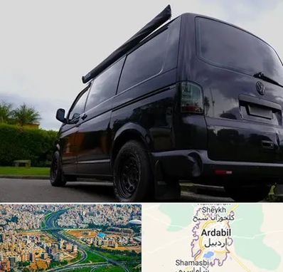 اجاره ون با راننده در اردبیل