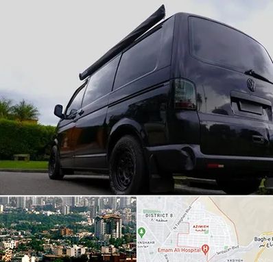 اجاره ون با راننده در عظیمیه کرج 